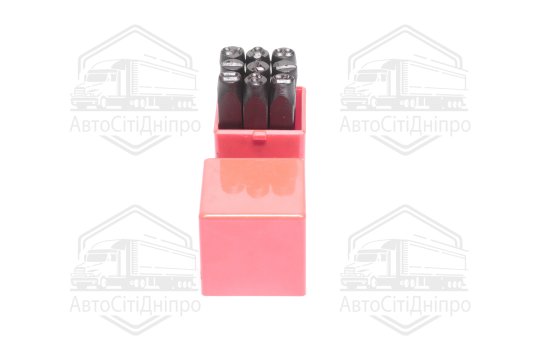 Трафарети цифрові, кпл. 9 шт, h-8 мм (VOREL)