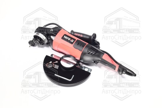 Шліфмашина кутова мережева YATO: P = 2800 Вт, O = 230 мм, 6600 об/хв, шт(YATO)