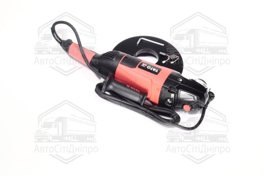 Шліфмашина кутова мережева YATO: P = 2800 Вт, O = 230 мм, 6600 об/хв, шт(YATO)