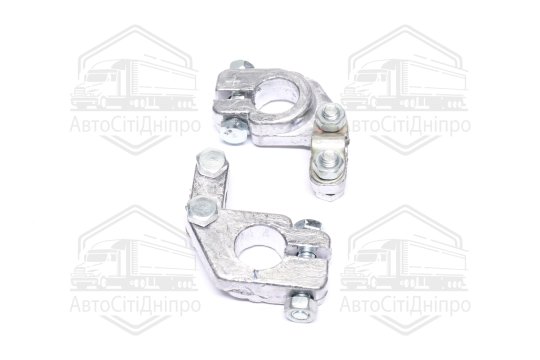 Клема акумулятора 2 шт. (свинець 260 гр.) наконечник КАМАЗ, МАЗ