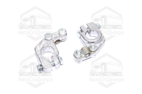 Клема акумулятора 2 шт. (свинець 260 гр.) наконечник КАМАЗ, МАЗ