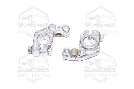 Клема акумулятора 2 шт. (свинець 260 гр.) наконечник КАМАЗ, МАЗ