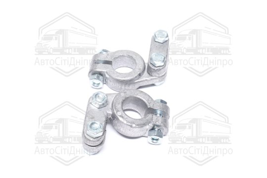 Клема акумулятора 2 шт. (свинець, 350 гр.) РЕМОНТ КАМАЗ, МАЗ, ГАЗ, Трактори