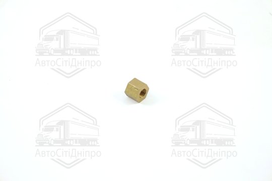 Гайка колектора М8х1,0 ГАЗ, МАЗ, КамАЗ, ЗІЛ, Трактори (H=11 мм, латунь, ключ 13)