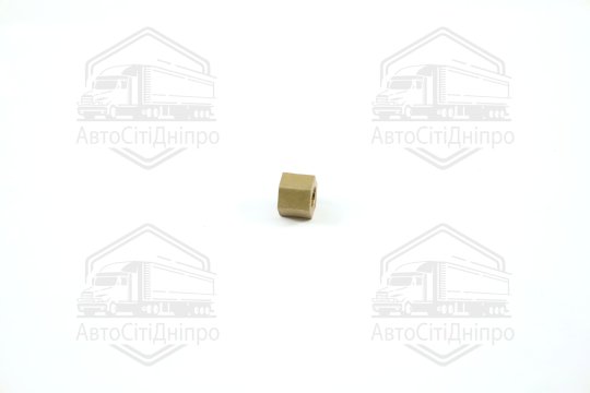 Гайка колектора М8х1,0 ГАЗ, МАЗ, КамАЗ, ЗІЛ, Трактори (H=11 мм, латунь, ключ 13)