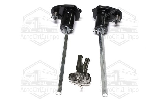 Замок дверей ГАЗ 4301,3307 (2 замки+2 ключі, правий і лівий)