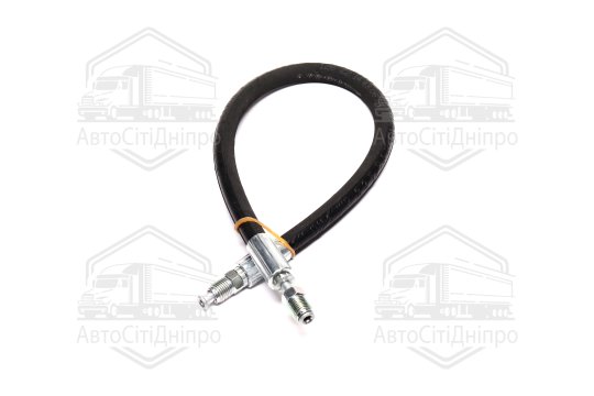 Шланг зчеплення КАМАЗ 5320 ПГУ (L=500-550 мм, рукав SEMPERIT МБС, Ш-Ш М12х1, 25, єврообжим) ПРЕМІУМ