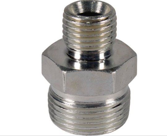 Штуцер перехіднийS27-S17 (М22х1.5-М14х1.5)  гр.S22  (Агро-Импульс)