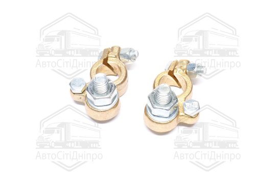 Клема ремонтна  універ., болт. затискач  (латунь) O 10 (Алфавіт)