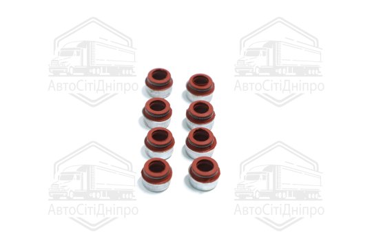 Сальник клапана 2101 (8шт.червоний)(вир-во Украина)