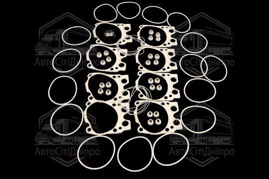 Р/к двигуна ЄВРО (5 наймен.) (біл.силікон)