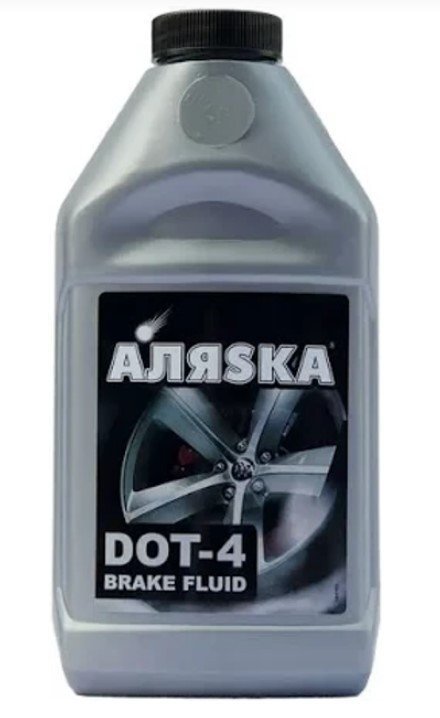 Рідина гальм. DOT4 АЛЯSКА (срібло) 390г