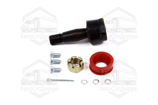 Р/к тяги рульової ЗІЛ 130,131,ГАЗ 66,3308,ПАЗ 672 (палець чорний в чорному поліуретані, повний) <ДК>