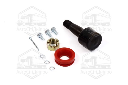 Р/к тяги рульової ЗІЛ 130,131,ГАЗ 66,3308,ПАЗ 672 (палець чорний в чорному поліуретані, повний) <ДК>