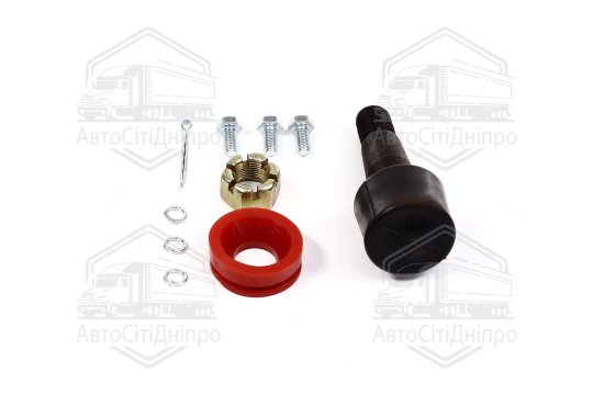 Р/к тяги рульової ЗІЛ 130,131,ГАЗ 66,3308,ПАЗ 672 (палець чорний в чорному поліуретані, повний) <ДК>