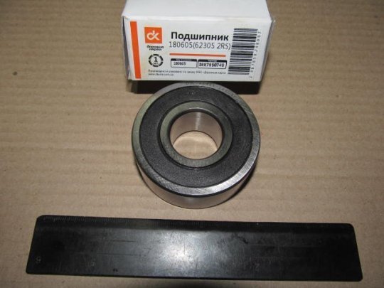 Підшипник 180605 (62305 2RS) електроустаткування. ЛАЗ, ЛіАЗ <ДК>