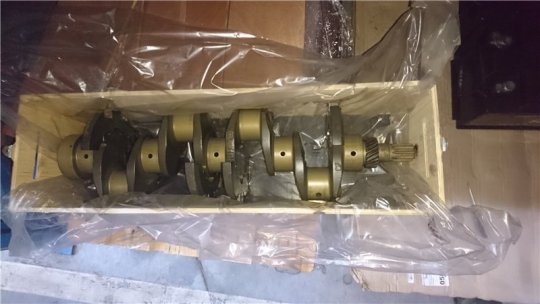 Вал колінчастий Д 245.5, 12С (МТЗ, ЗІЛ) під шліц. з шестернею <ДК>