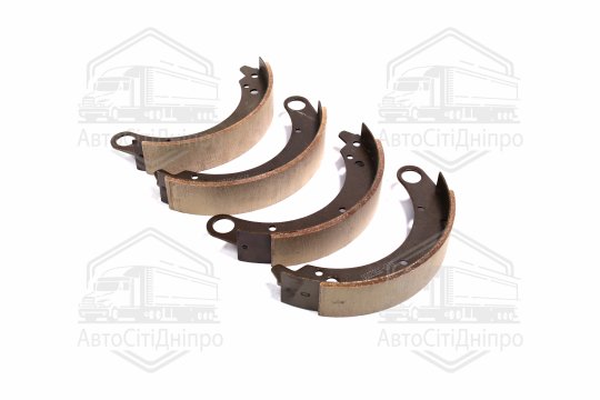 Колодка гальм. ГАЗ 3110 задн. компл. (2 з довгими + 2 короткими накладками) <ДК>