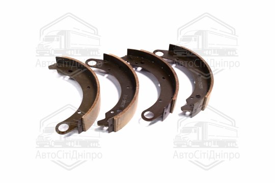 Колодка гальм. ГАЗ 3110 задн. компл. (2 з довгими + 2 короткими накладками) <ДК>