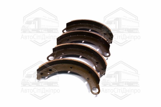 Колодка гальм. ГАЗ 3110 задн. компл. (2 з довгими + 2 короткими накладками) <ДК>