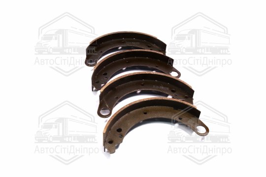 Колодка гальм. ГАЗ 3110 задн. компл. (2 з довгими + 2 короткими накладками) <ДК>