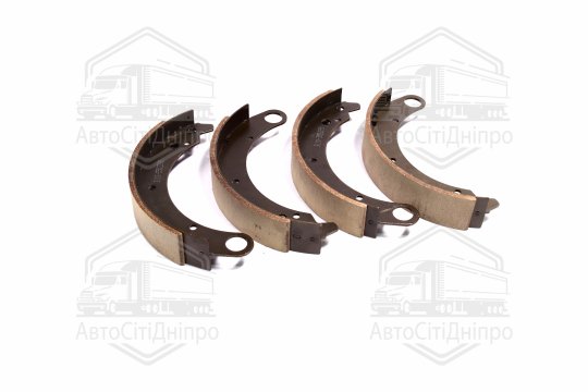 Колодка гальм. ГАЗ 3110 задн. компл. (2 з довгими + 2 короткими накладками) <ДК>