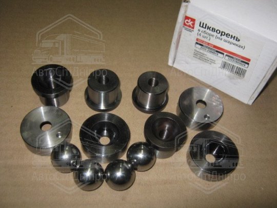 Шкворень УАЗ-452, 469 в зб. - На кульках (4 шт.) <ДК>