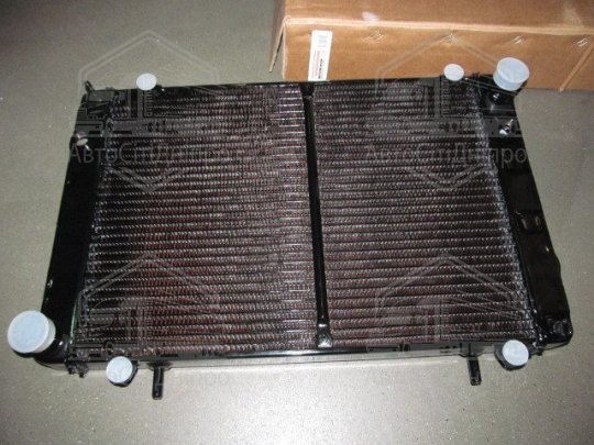 Радіатор вод. охолодж. ГАЗ 3302 (3-х рядн.) (під рамку) мідн.<ДК>