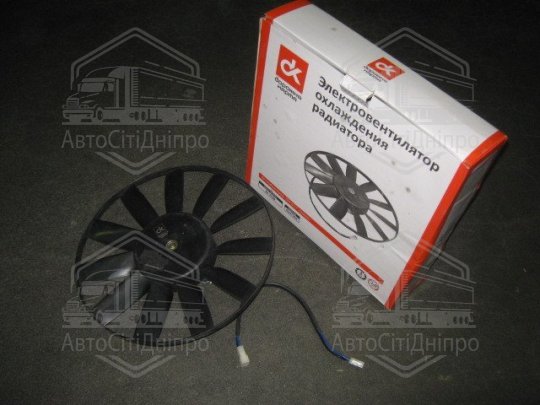 Електровентилятор охл. радіатора ГАЗЕЛЬ (ЗМЗ 406) 12В <ДК>