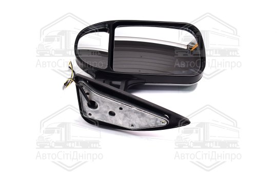 Дзеркало бокове ГАЗ 3302 нов. зраз. з поворот. лів. сріблястий <ДК>