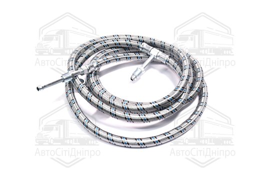 Паливопровід низького тиску в мет. обплетення 3 штуцера L=2950мм <ДК>