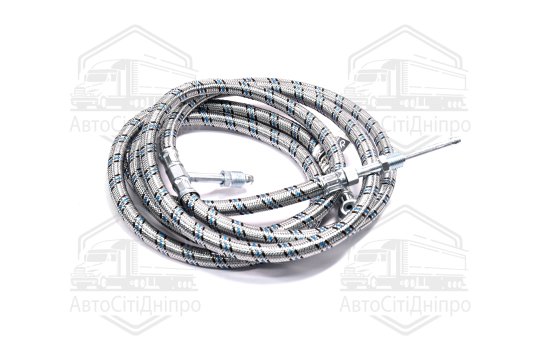 Паливопровід низького тиску в мет. обплетення 3 штуцера L=2950мм <ДК>