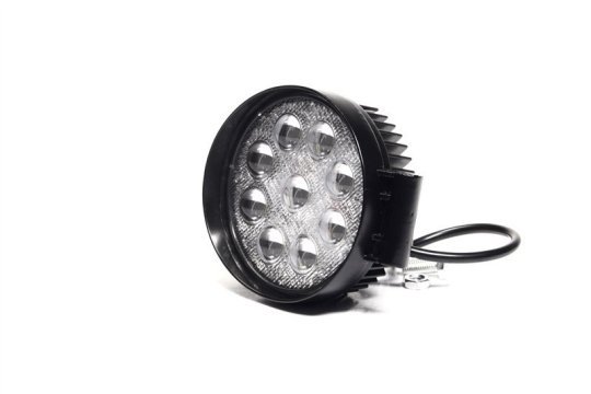 Фара LED кругла 27W, 9 ламп, 5D <ДК>