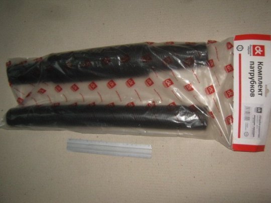 Патрубок радіатора КрАЗ 6437,6510 (к-т 3шт) <ДК>