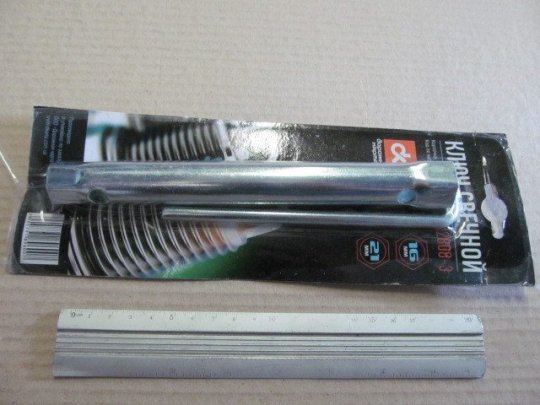 Ключ свічний, трубка, 16X21 мм. <ДК>