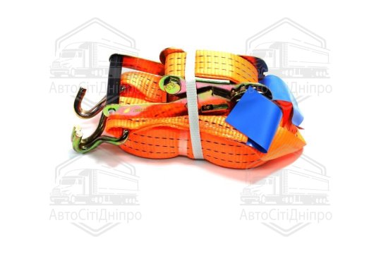 Стяжка вантажу, 3t. 50mm.x12m.(0.5+11.5) пластик. ручка <ДК>