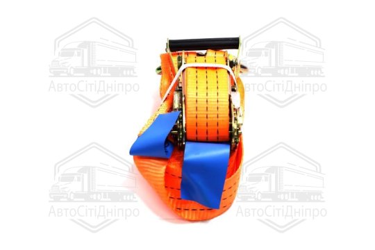 Стяжка вантажу, 3t. 50mm.x12m.(0.5+11.5) пластик. ручка <ДК>