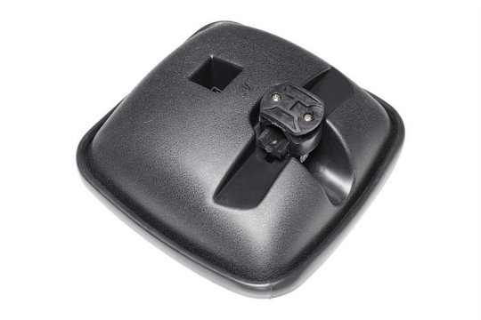 Дзеркало бокове СуперМАЗ, КAMAЗ 235х235 сферич. (з підігр.) <ДК>