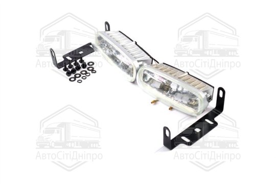Фари додаткові білі, H3/12V/55W, 135*65mm <ДК>