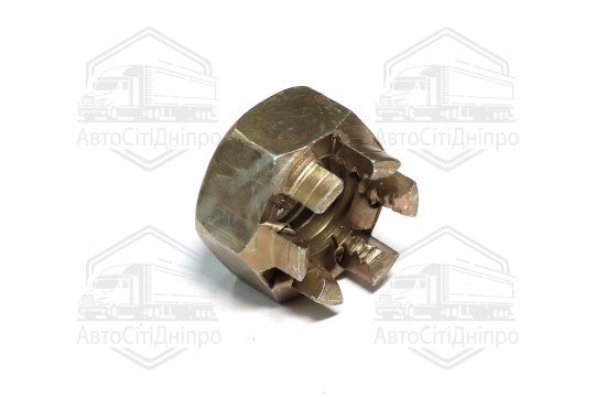 Гайка корончата на болт серьги  МТЗ (ТД Автокомплект)