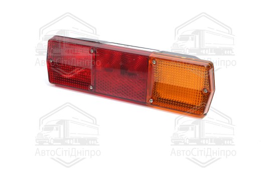 Ліхтар габаритний задній лівий КАМАЗ, ГАЗ, 12В, 300х95х93 (Руслан-Комплект)