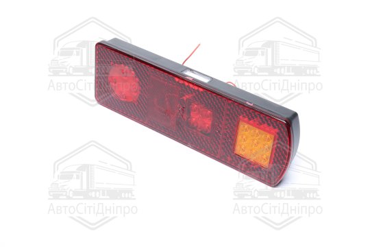 Ліхтар LED габаритний лівий, 12/24В, 300х95, 5х35, 5 (Руслан-Комплект)