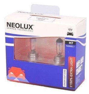 Лампа фарна H7 12V 55W PX26d 150% Extra Light (компл. 2 шт.) Neolux