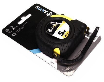 Рулетка прогумована 5м*19мм <AXXIS>