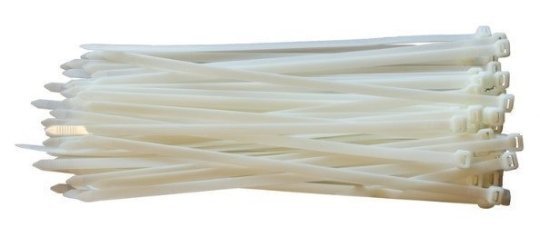 Хомут пластиковий L-250*4,7 (50шт., білий)
