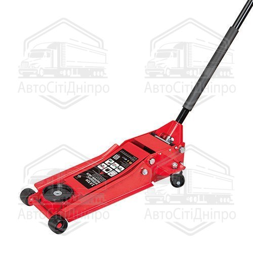 Домкрат підкатний 3т (80-508мм, професійний низькопрофільний з подвійною помпою) TORIN