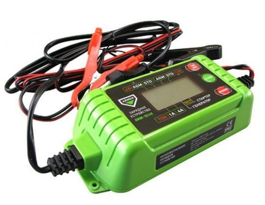 Зарядний пристрій 4.2 Amp 6 / 12V мікропроцесор, 10-ступ. зарядки з тестером <ARMER>