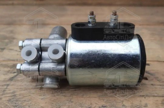 Клапан електромагнітний підйому кузова РС330-3721560-М (мідна котушка)