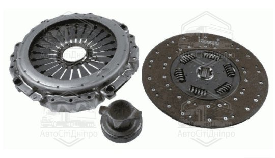 Комплект зчеплення 3400 700 344 (КамАЗ КПП ZF) SACHS