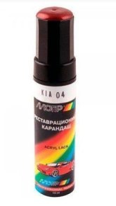 Олівець реставраційний MOTIP KIA O4 Червоний металік 12 мл